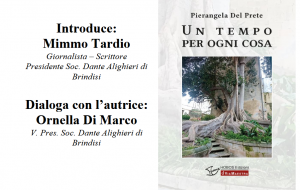 Domani si presenta il libro “Un tempo per ogni cosa” di Pierangela Del Prete