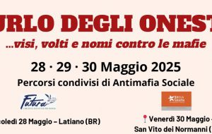L’Urlo degli Onesti… visi, volti e nomi contro le Mafie – Percorsi condivisi di Antimafia Sociale