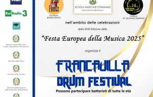 Sabato 21 giugno in Piazza Giovanni XXIII di scena il Francavilla Drum Festival