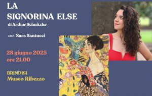 Metti un Libro a Teatro: stasera al Museo Ribezzo “La Signorina Else” di Arthur Schnitzler