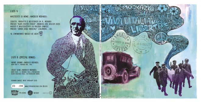 Matteotti di nome: in occasione dell’anniversario di morte di Giacomo Matteotti, Amerigo Verardi pubblica il testo del brano in uscita il prossimo luglio