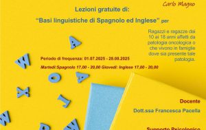 Brindisi, l’Associazione Mattia Passante organizza lezioni gratuite di Inglese e Spagnolo