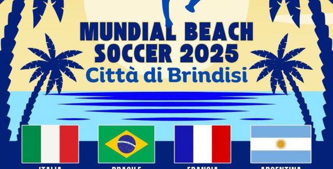 Brindisi sotto i riflettori: grande Beach Soccer al Guna Beach con Dazn e Sportitalia