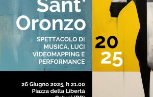 Festa di Sant’Oronzo 2025: si parte domani con uno spettacolo immersivo di musica, luci, videomapping e performance artistiche