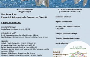 “Il Venerdì dell’Inclusione”: il 6 giugno a Palazzo Nervegna incontro sull’autonomia delle persone disabili