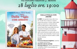 Chiostro D’Estate: lunedì 28 luglio “Dalla Puglia con amore” degli chef Antonella Ricci e Vinod Sookar con la Rassegna del Chiostro