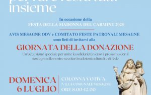 Avis: raccolta straordinaria di sangue in occasione della Festa della Madonna del Carmine 2025
