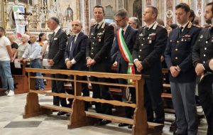 Partecipazione e commozione alla cerimonia di trigesimo del Brigadiere Capo Carlo Legrottaglie