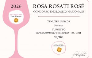 I vini rosati di Brindisi conquistano l’oro: doppio riconoscimento per Tenute Lu Spada al concorso nazionale “Rosa Rosati Rosè”