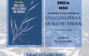 Una cosa per la quale mi odierai: nel Chiostro del Comune di Mesagne la presentazione del libro di Erica Mou
