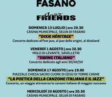 Wow! Fasano: quattro appuntamenti gratuiti dedicati alla musica jazz