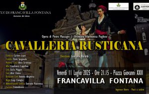 Venerdì 11 luglio in piazza Giovanni XXIII in scena Cavalleria Rusticana