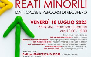 Reati minorili: dati, cause e percorsi di recupero. Se ne parla venerdì 18 a Palazzo Guerrieri