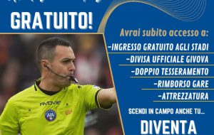 Al via il nuovo corso gratuito per arbitri di calcio