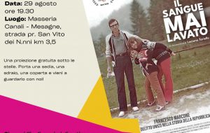 Masseria Canali ospiterà la proiezione de “Il sangue mai lavato” di Luciano Mario Toriello.