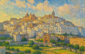 Nella grande Mostra degli impressionisti 11 città pugliesi riprodotte in video grazie all’AI generativa