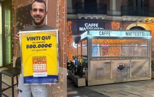 Colpo di fortuna a Brindisi: vinto mezzo milione di euro al Caffè Matteotti