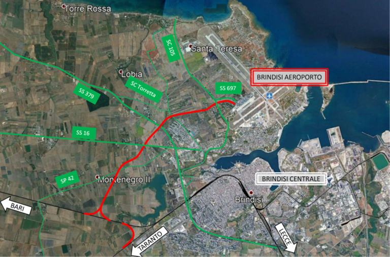 RFI: aggiudicata gara per il collegamento ferroviario tra Aeroporto e stazione di Brindisi