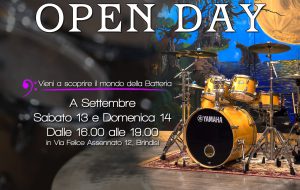 DrumLab Brindisi: iscrizioni aperte e Open Day