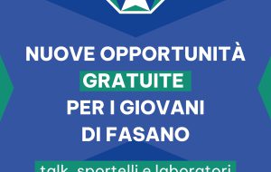 Progetto “Galattica”: incontri, laboratori creativi e sportelli gratuiti per i giovani di Fasano
