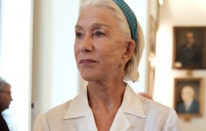 Anche Helen Mirren a Ostuni in occasione del summit internazionale sul futuro degli Ulivi 