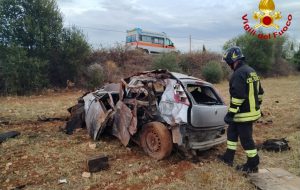 Francavilla Fontana, tragedia sulla provinciale 26: morti due giovani cugini nello schianto