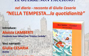 Un grido do pace là dove le guerre non tacciono: Martedì 10 al MAPRi il libro “Nella tempesta… la quotidianità” di Giulia Cesaria