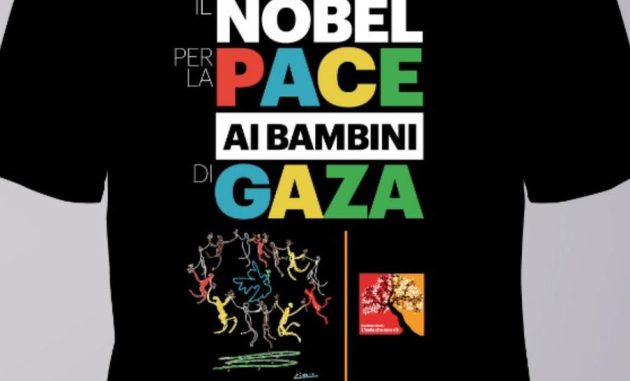 Nobel per la Pace ai bambini di Gaza: giovedì la consegna delle t-shirt a medici e infermieri