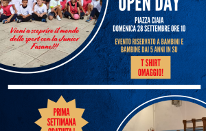 Domenica 28, in piazza Ciaia l’Open Day della Junior Fasano
