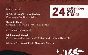 Osare la pace: questa sera a Bozzano interessante incontro di riflessione su pace e nonviolenza