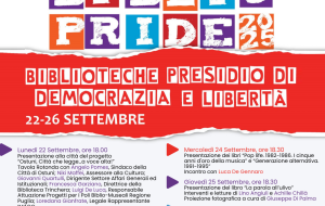 BIBLIOPRIDE 2025. Le attività della Biblioteca Trinchera per la settimana dell’orgoglio delle biblioteche e dei bibliotecari