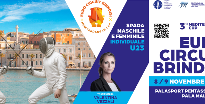 Mediterranean Cup U23 di scherma: servizio gratuito di bus navetta per il PalaPentassuglia