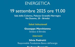 Il Comune di Brindisi aderisce al Progetto “Energia in Periferia – dal sostegno all’efficienza energetica”