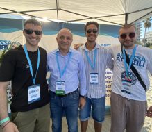 Forza Italia Giovani di Brindisi a San Benedetto del Tronto per Azzurra Libertà