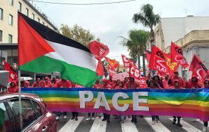 Sciopero generale: corteo a Brindisi per la Palestina, la Global Sumud Flotilla ed i diritti