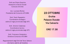 A Erchie l’incontro di presentazione dei servizi oncologici del Consorzio BR4