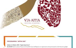 Appia Experience: sabato 11 ottobre la ciclopasseggiata sulle tracce della Regina Viarum
