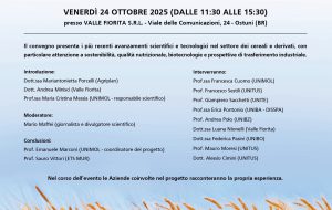 Venerdì 24 Ottobre Ostuni sarà capitale di pasta e pane