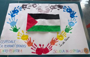 Flash mob per la Palestina al Perrino