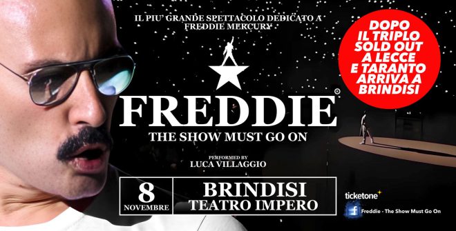 Freddie – The Show Must Go On: l’8 novembre al Teatro Impero di Brindisi