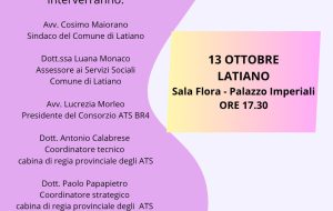 Welfare oncologico ed Enti del Terzo Settore, lunedì 13 ottobre l’incontro a Latiano