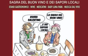 Venerdì 31 ottobre a Mesagne ritorna “Rosso Salentino”, la Sagra del buon vino e dei sapori locali
