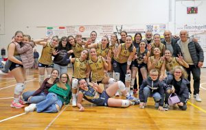 Aurora Volley Brindisi, vittoria netta contro Frimarc Surbo: quarto successo consecutivo e primato confermato