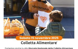 Sabato 15 novembre la Giornata Nazionale della Colletta Alimentare