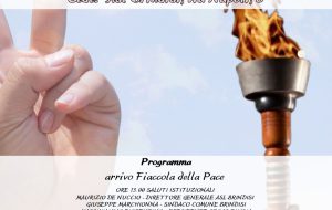 Una luce contro la guerra, il 4 dicembre la Fiaccola della Pace nella sede della Asl Brindisi