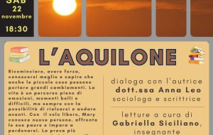 Cigno Blu: stasera Maria Grazia Toscano presenta “L’aquilone” alla Casa di Quartiere Minimus