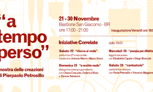 A tempo perso: venerdì 21 novembre si inaugura la mostra di Pierpaolo Petrosillo