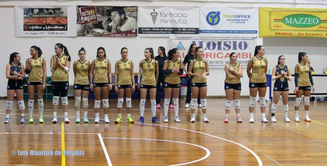Aurora Volley Brindisi: sconfitta interna con Cutrofiano, tra rammarico e segnali di crescita