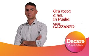 Gazzaneo: I giovani non sono uno slogan da campagna elettorale. Mi candido per dare risposte ai bisogni della mia generazione