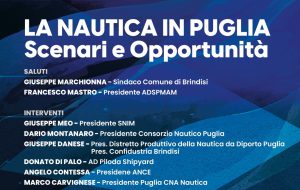 La Nautica in Puglia: venerdì 14 novembre dibattito a Brindisi